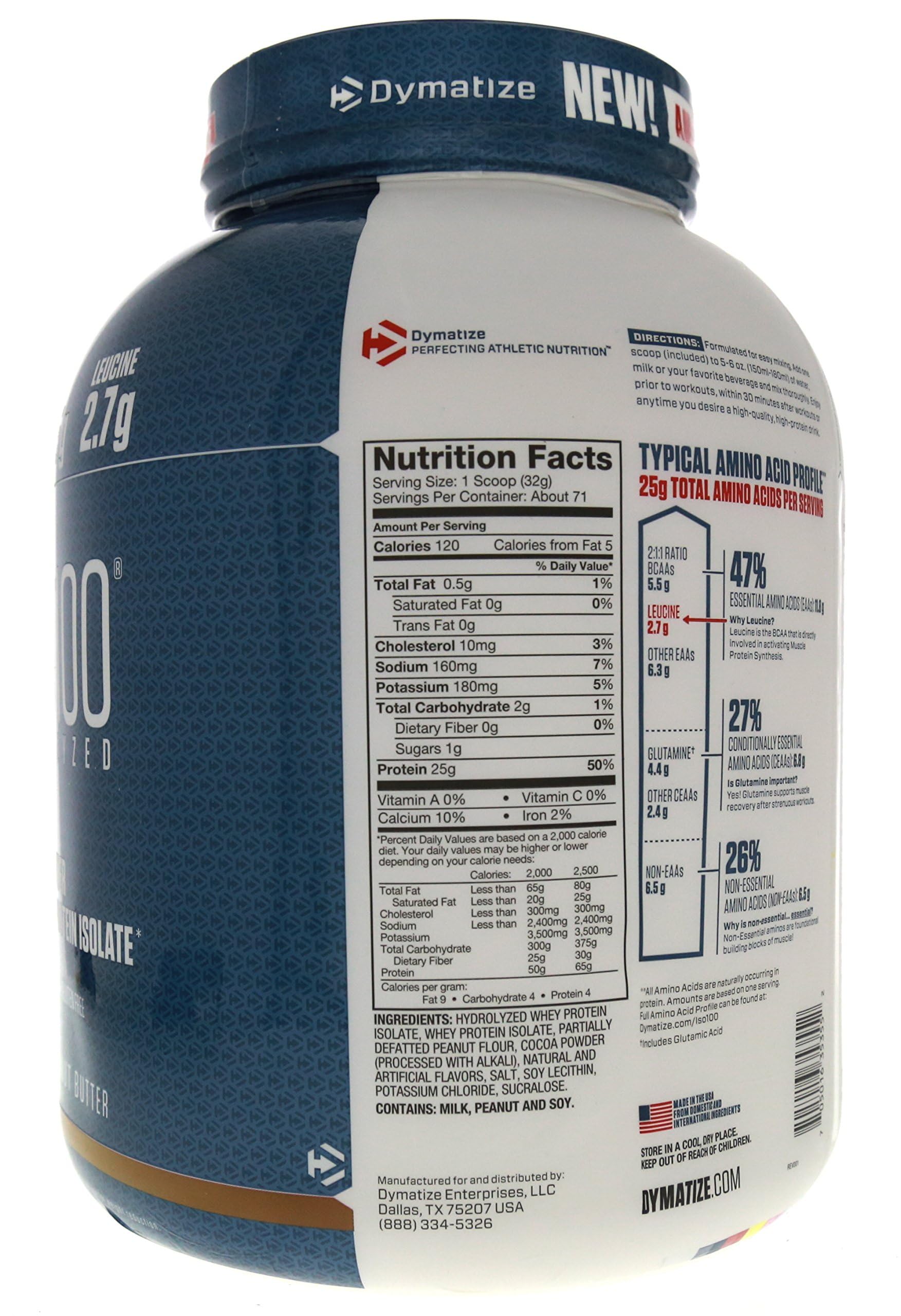 Dymatize ISO100 proceso de filtración ilustrado, pureza y baja lactosa