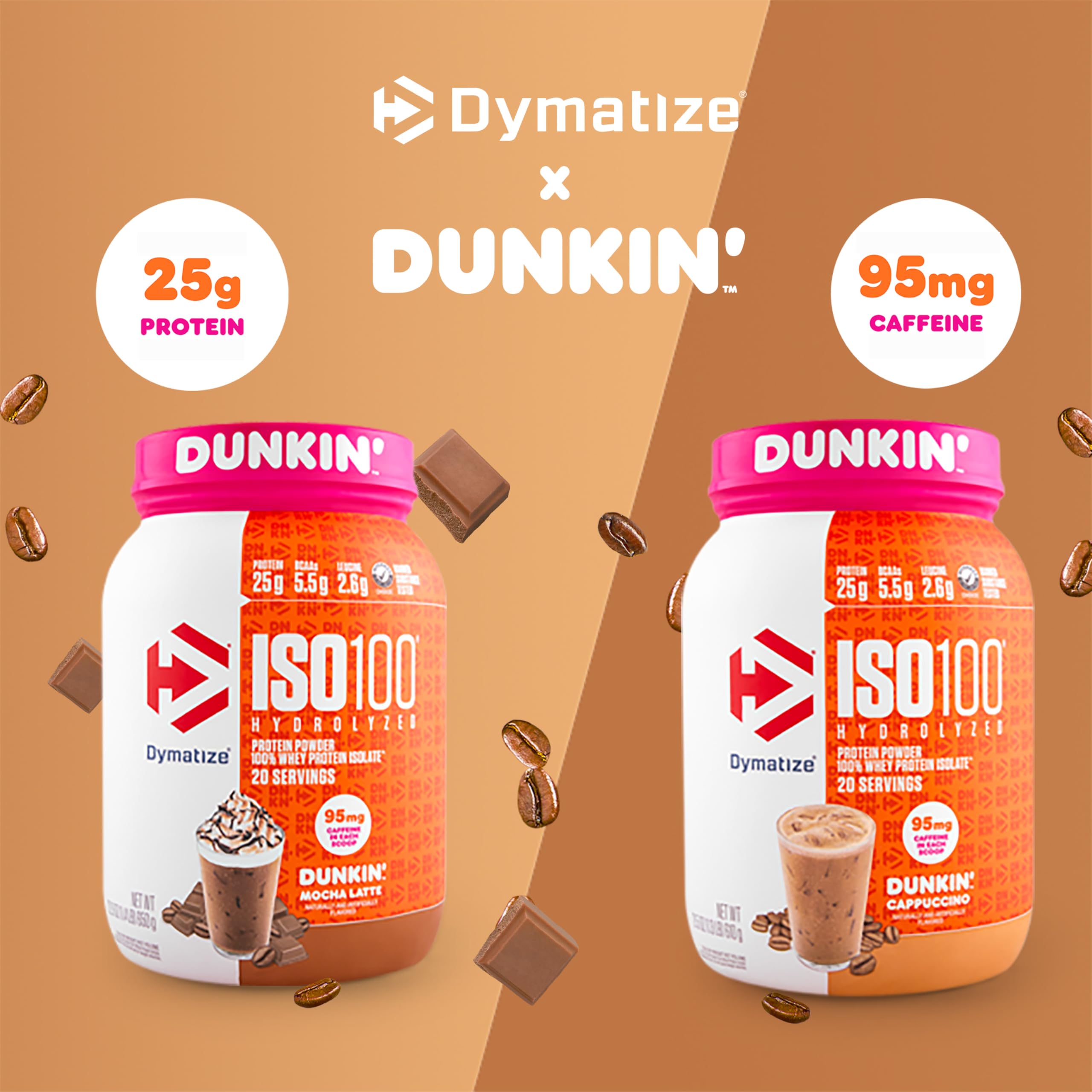Dymatize polvo textura cercana que muestra mezcla fina y rápida disolución