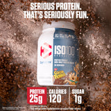 Dymatize textura de polvo Cocoa Pebbles para mezcla fácil