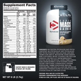 Dymatize etiqueta nutricional en detalle mostrando macros por servicio