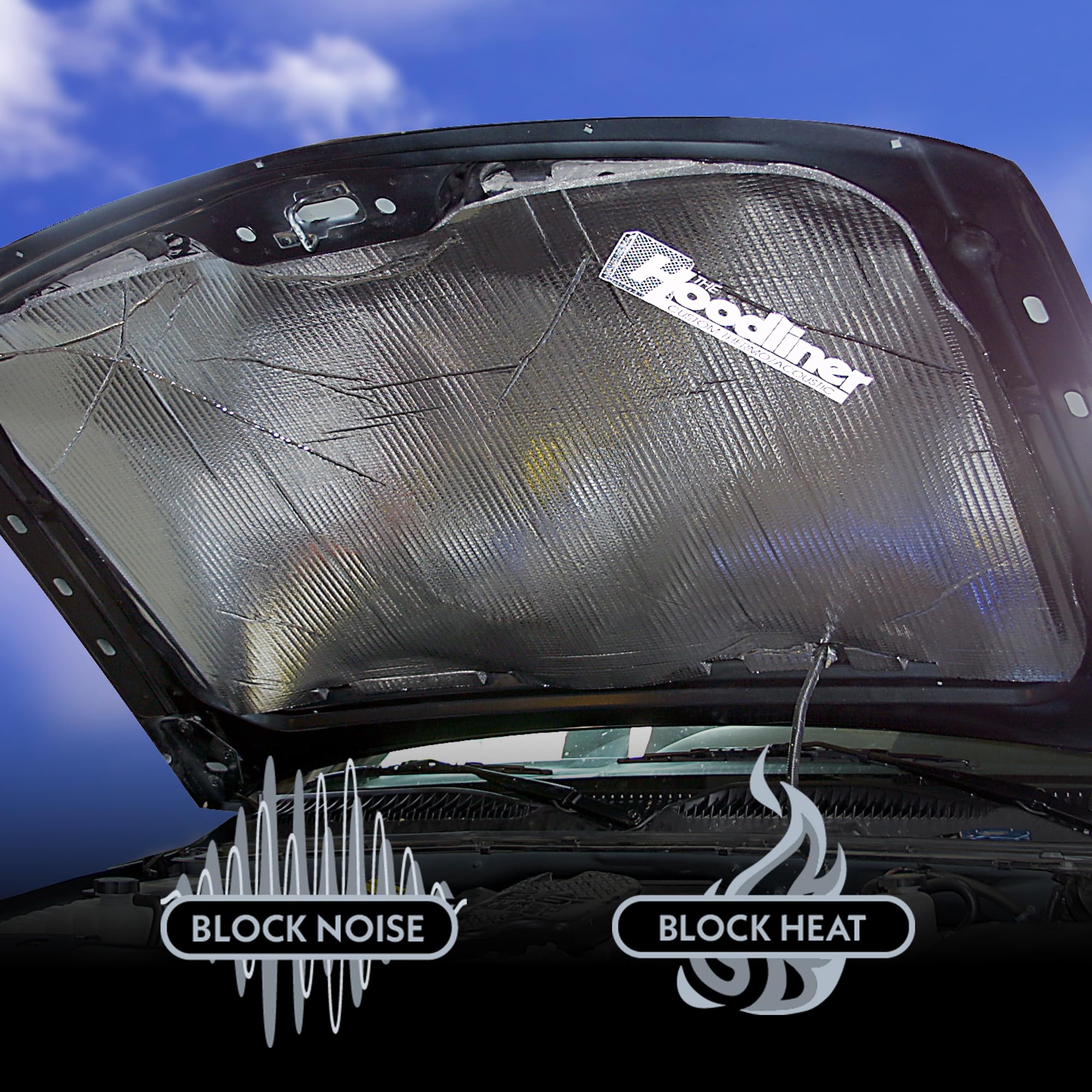 Dynamat Hoodliner textura de espuma Sound Soaker para absorción de ruido