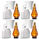 Earffloz vista frontal del difusor enchufable blanco, dispersa aroma constante