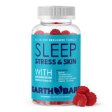Earth Bare frasco delantero mostrando diseño y beneficios para sueño