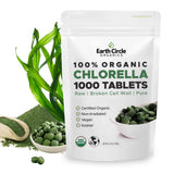 Earth Circle Organics pack abierto mostrando los frascos y el contenido interior