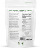 Comparación de tamaño: tabletas Earth Circle Organics en la mano para referencia de dosificación