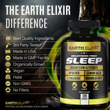 Earth Elixir botes apilados que muestran fabricación y calidad garantizada