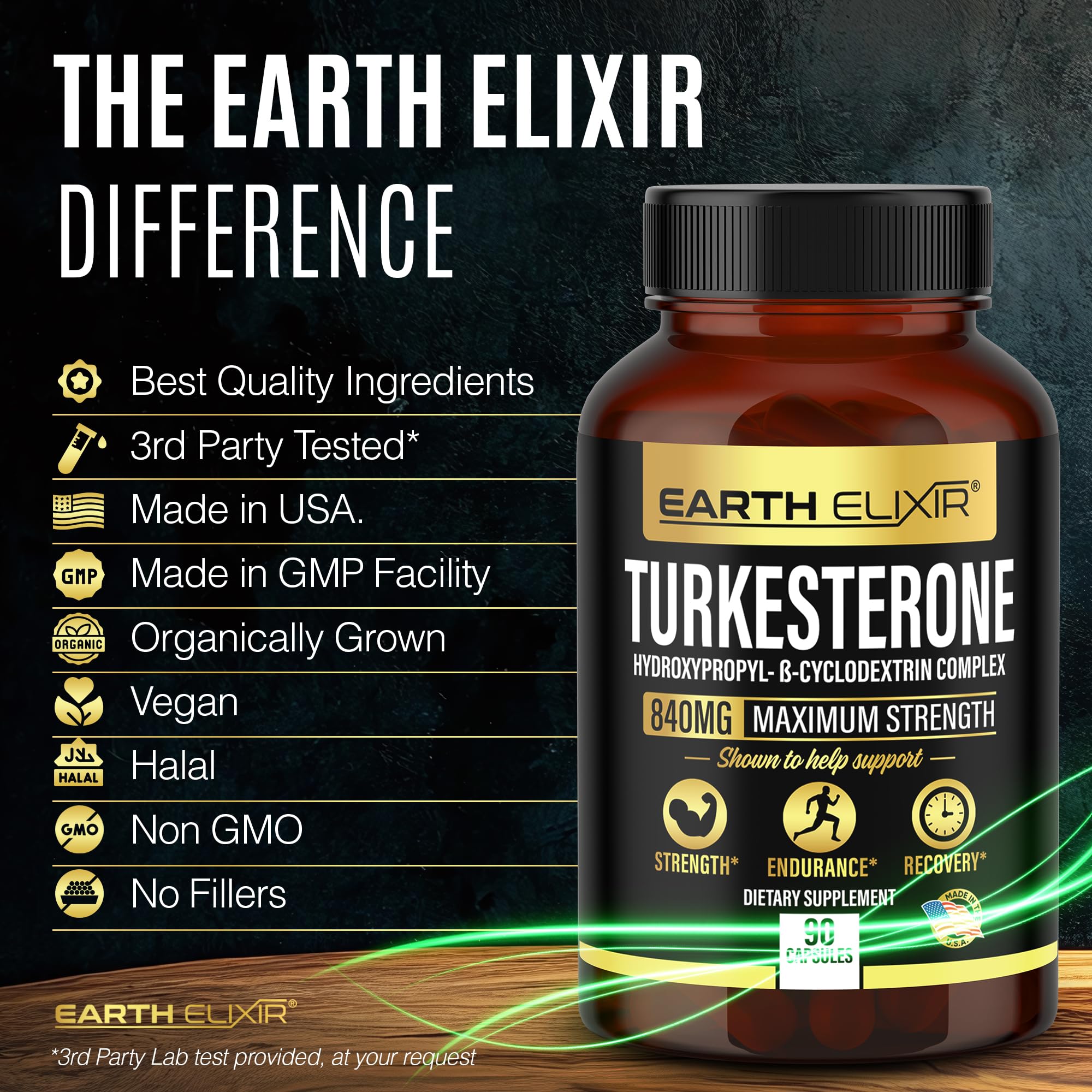 Earth Elixir comparación de tamaño para control de porciones