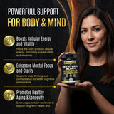 Earth Elixir etiqueta con ingredientes destacando pureza farmacéutica y pruebas