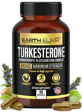Earth Elixir frasco frontal mostrando etiqueta clara y confianza