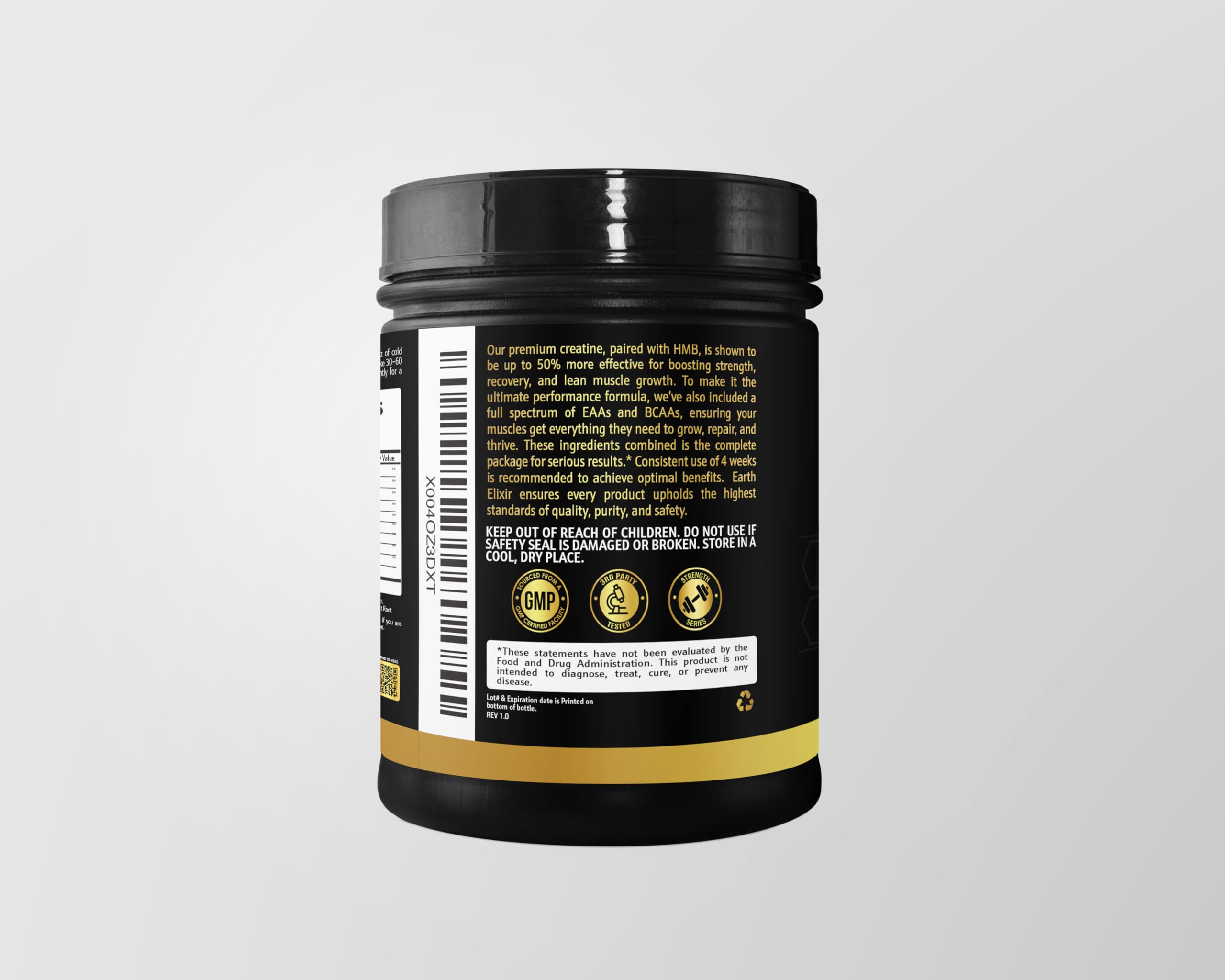 Earth Elixir servicio sabor sandía refrescante tras el entrenamiento
