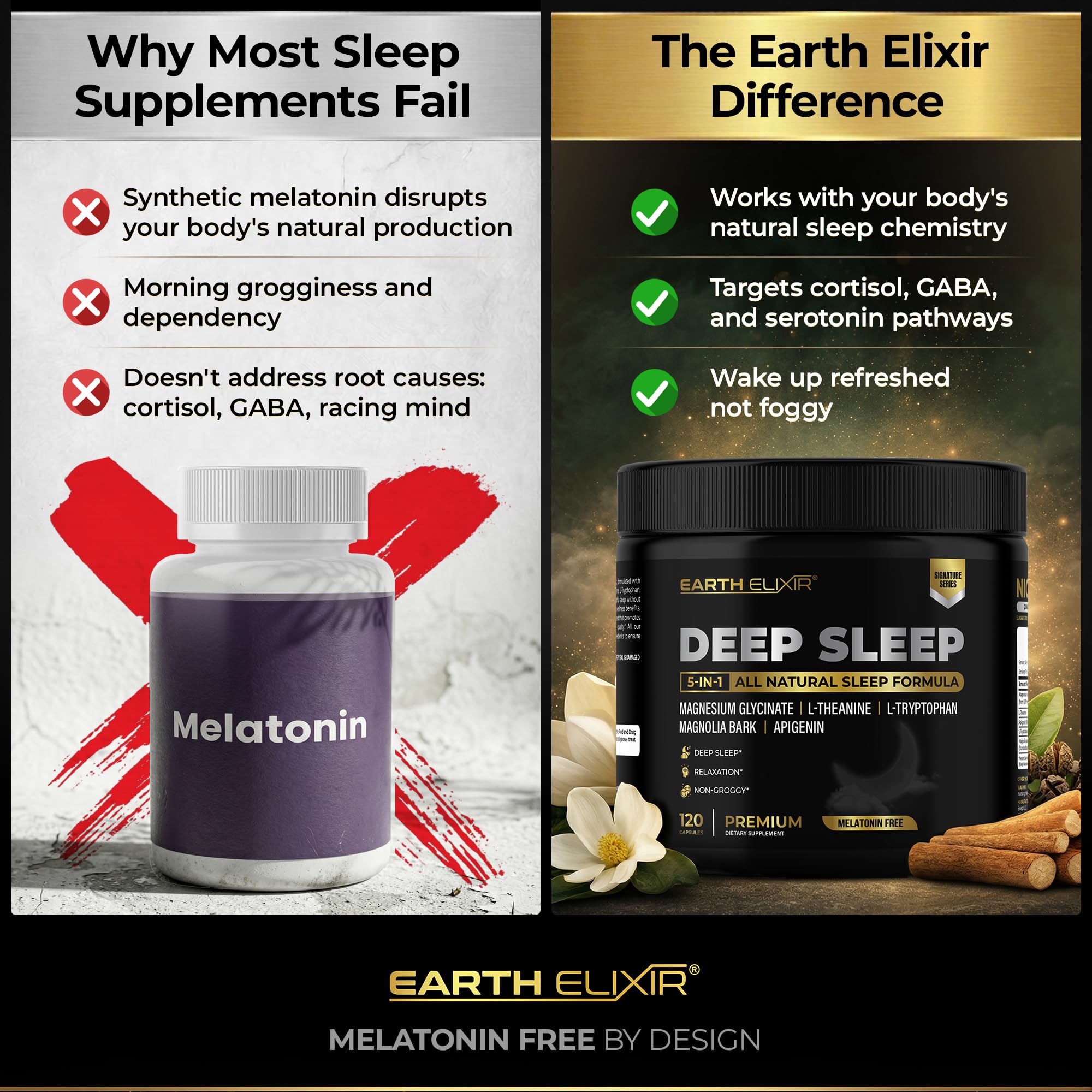 Earth Elixir textura del polvo de magnesio para mejor absorción