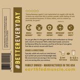 Earth Fed Muscle producto en ambiente de gimnasio Go! Bananas para uso postentreno