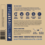 Earth Fed Muscle pancakes proteicos listos, opción de desayuno nutritivo
