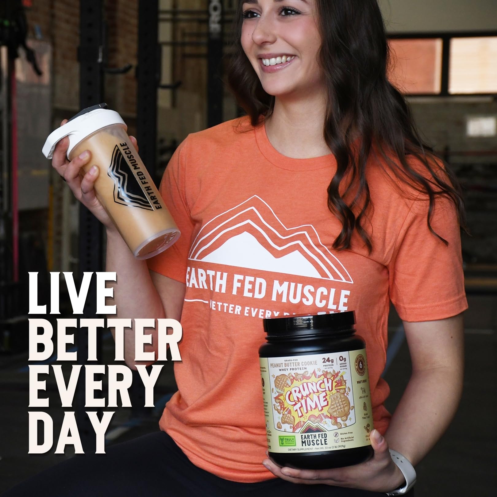 Earth Fed Muscle etiqueta nutricional detalle transparencia y pureza