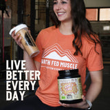 Earth Fed Muscle etiqueta nutricional detalle transparencia y pureza