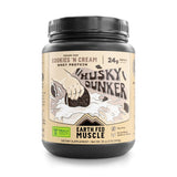 Earth Fed Muscle envase frontal mostrando diseño y tamaño