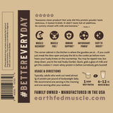 Earth Fed Muscle batido y galletas en receta proteica sabrosa