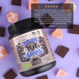 Earth Fed Muscle cacao orgánico y sal rosa del Himalaya como ingredientes reales
