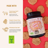 Earth Fed Muscle ingredientes naturales cacahuete orgánico y sal rosa