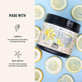 Earth Fed Muscle etiqueta con sello de certificación de tercero visible y claro
