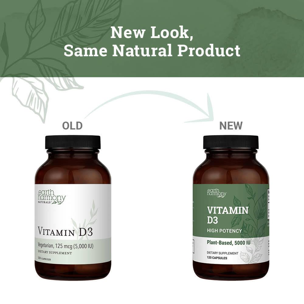 Comparación de tamaño del envase Earth Harmony Naturals junto a una mano