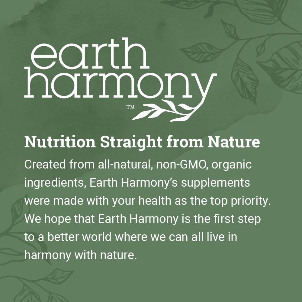 Earth Harmony Naturals persona relajada en cama ilustrando apoyo al descanso