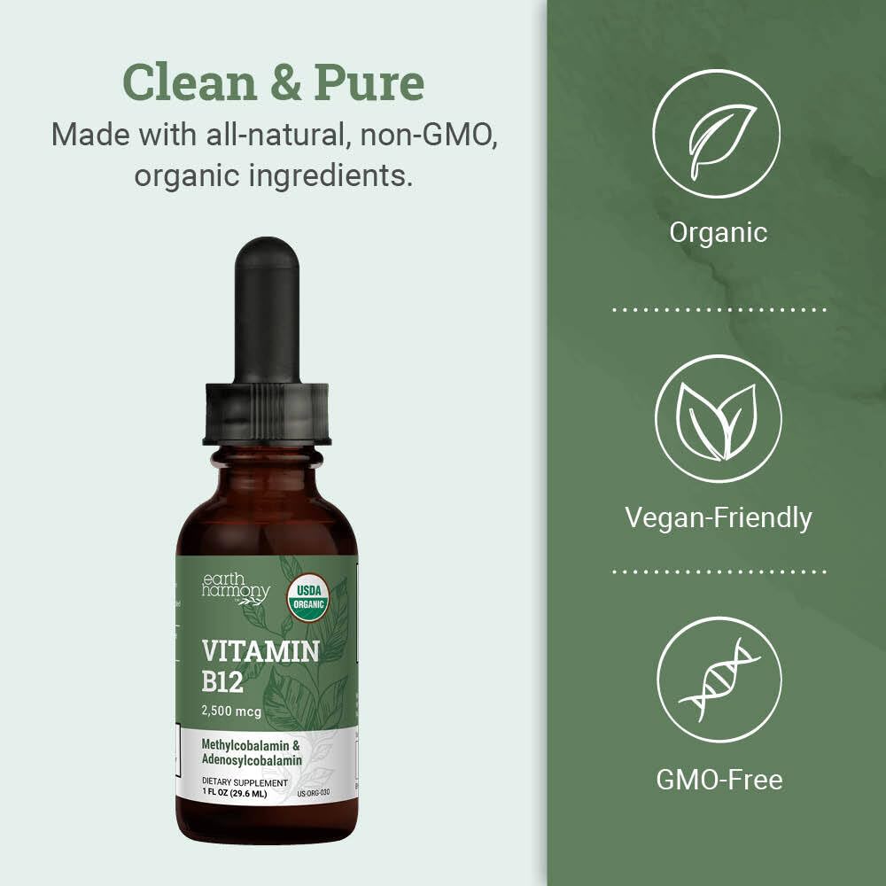 Earth Harmony Naturals demostración de uso sublingual para absorción más directa