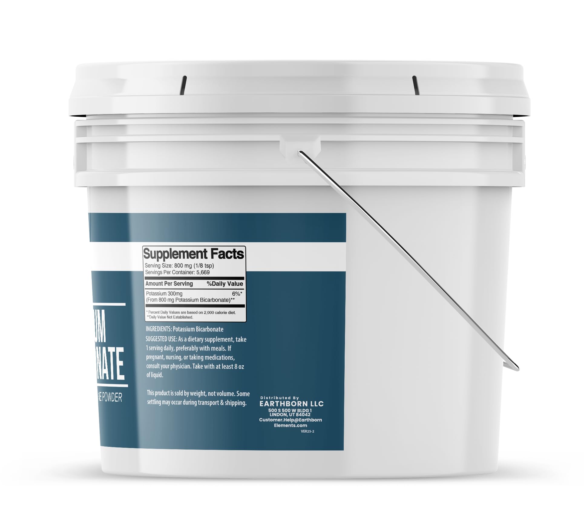 Envase Earthborn Elements abierto con sello resellable para conservar el producto