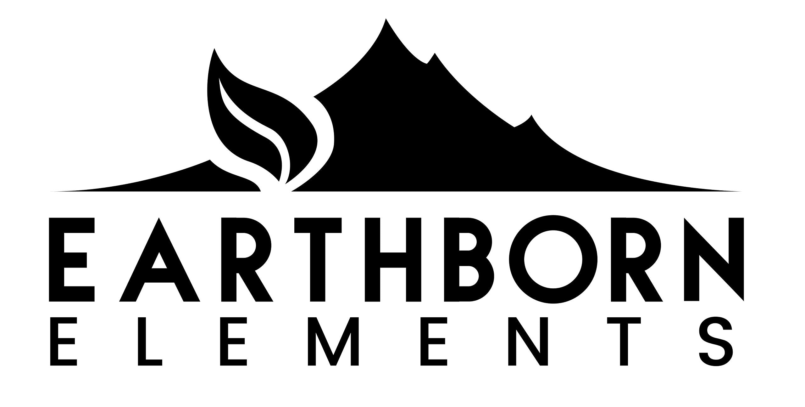 Earthborn Elements presentación sobre mesa natural transmitiendo origen herbal y pureza