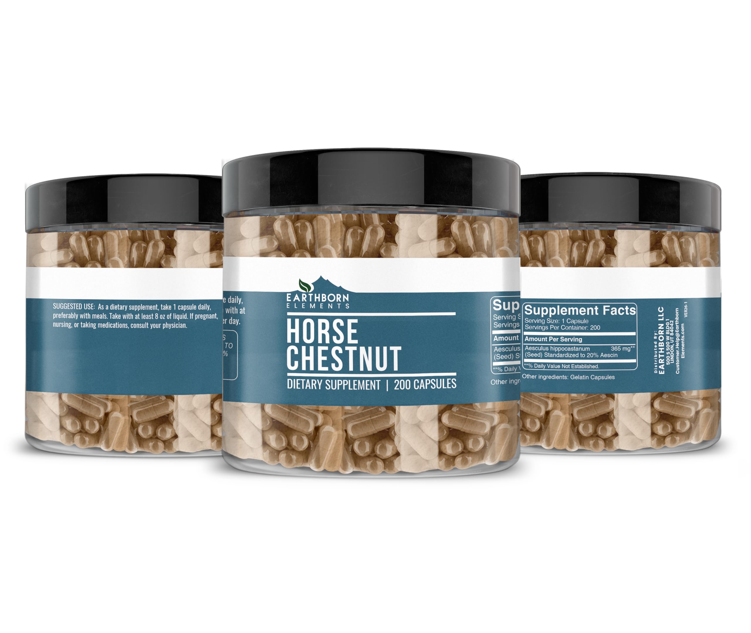 Earthborn Elements etiqueta con ingredientes para transparencia y confianza