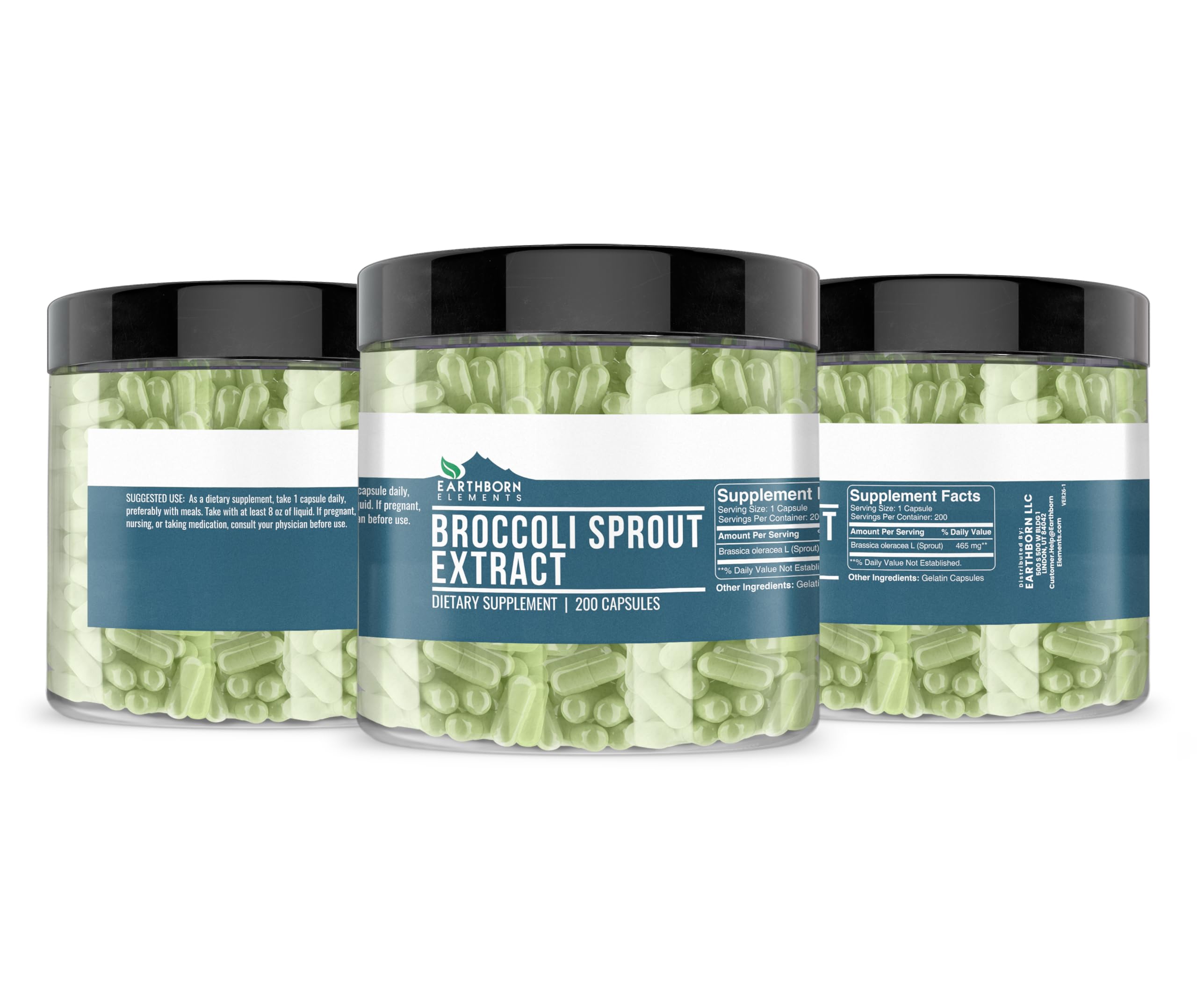 Earthborn Elements polvo de brócoli en primer plano, origen vegetal claro