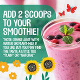 EarthChimp batido de frutas con proteína vegana para un smoothie nutritivo