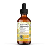 Earthley Wellness etiqueta con lista de ingredientes orgánicos legible