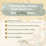 Earthley Wellness fórmula Kids sin alcohol ideal para uso infantil