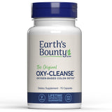 Earth's Bounty frasco frontal mostrando Oxy-Cleanse y potencia de limpieza