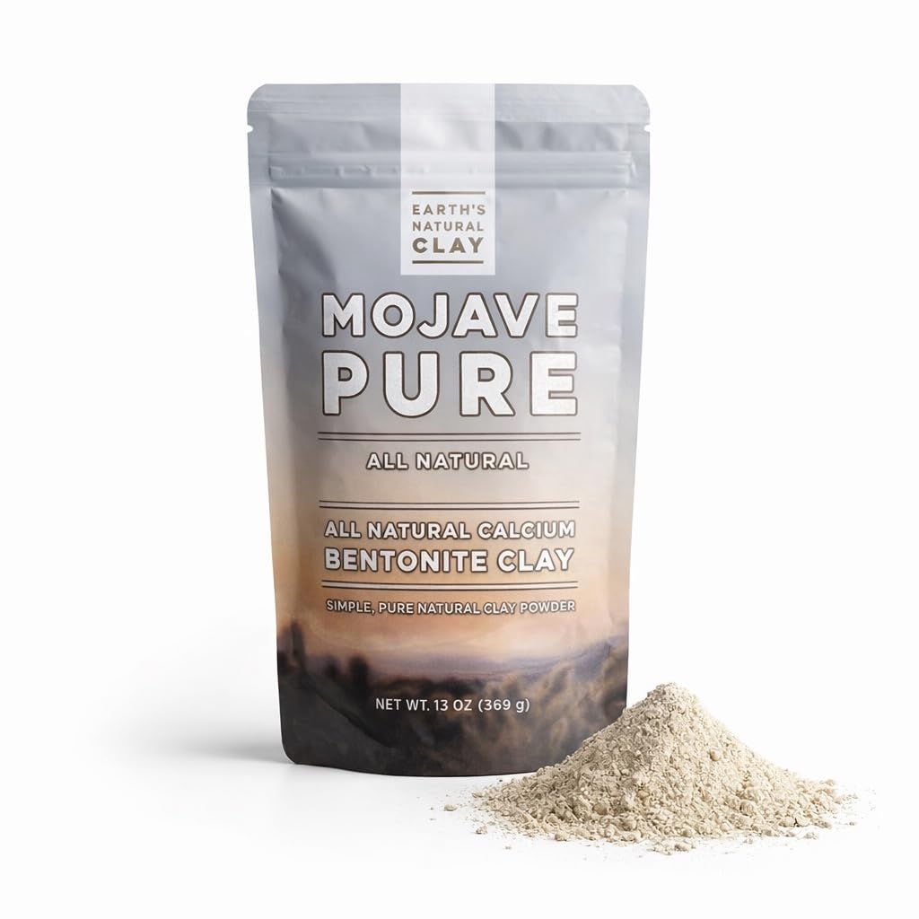 Earth's Living envase frontal mostrando etiqueta y peso, confianza y pureza