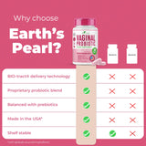 Earth's Pearl comparación de tamaño con moneda para referencia práctica