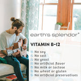 Earth's Splendor envase abierto y tabletas listas para consumo diario