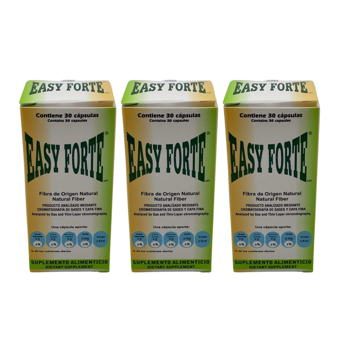Easy Figure Easy Forte frente del empaque mostrando marca y formato, transmite confianza