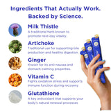 EASY TOMORROW ingredientes en primer plano destacando componentes clave