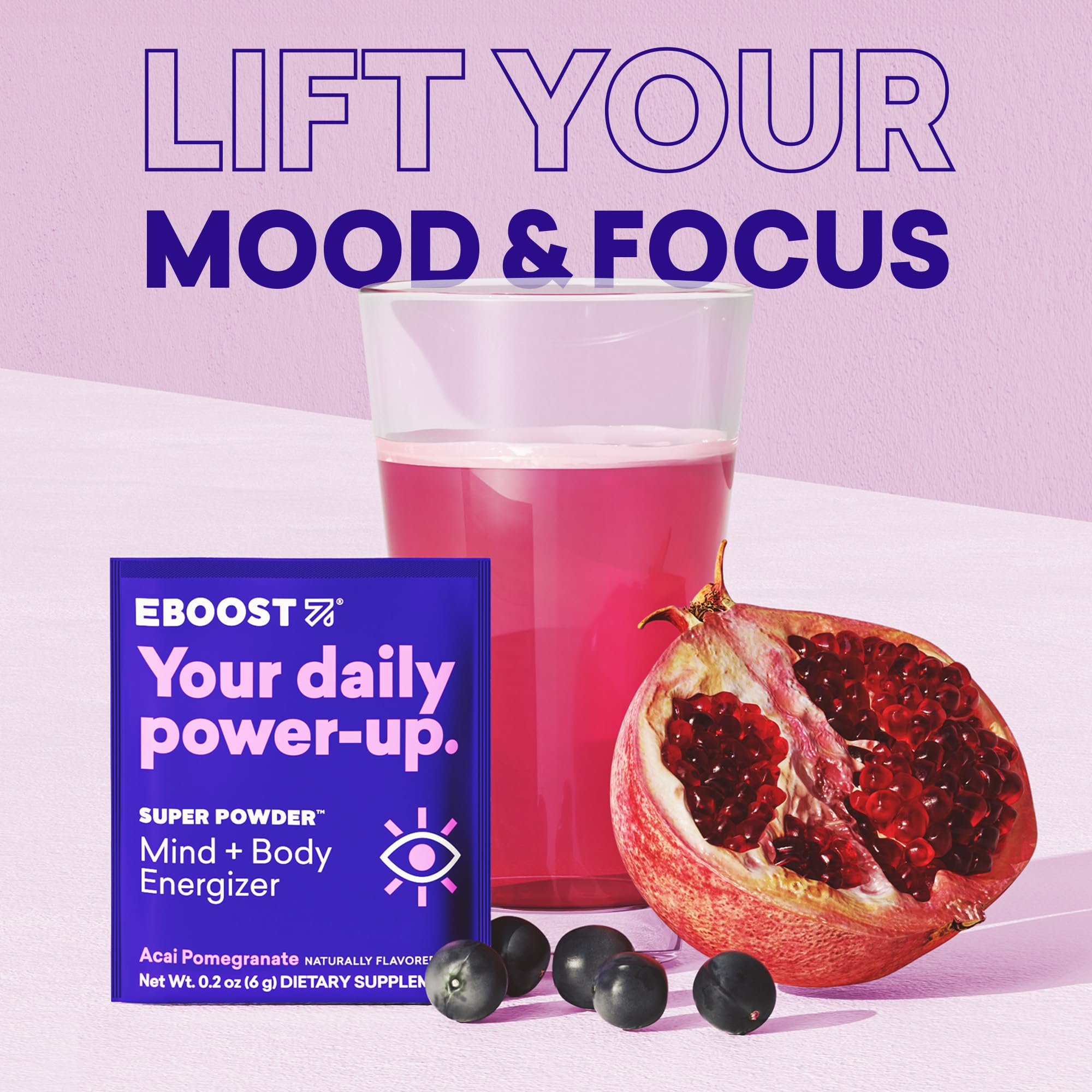 EBOOST etiqueta nutricional destacando vitaminas y electrolitos