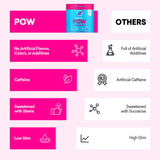 EBOOST POW envase sobre encimera resaltando estilo de vida saludable