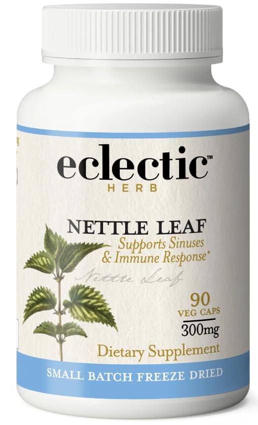 Eclectic Institute frasco frontal de Nettle Leaf para soporte sinusal