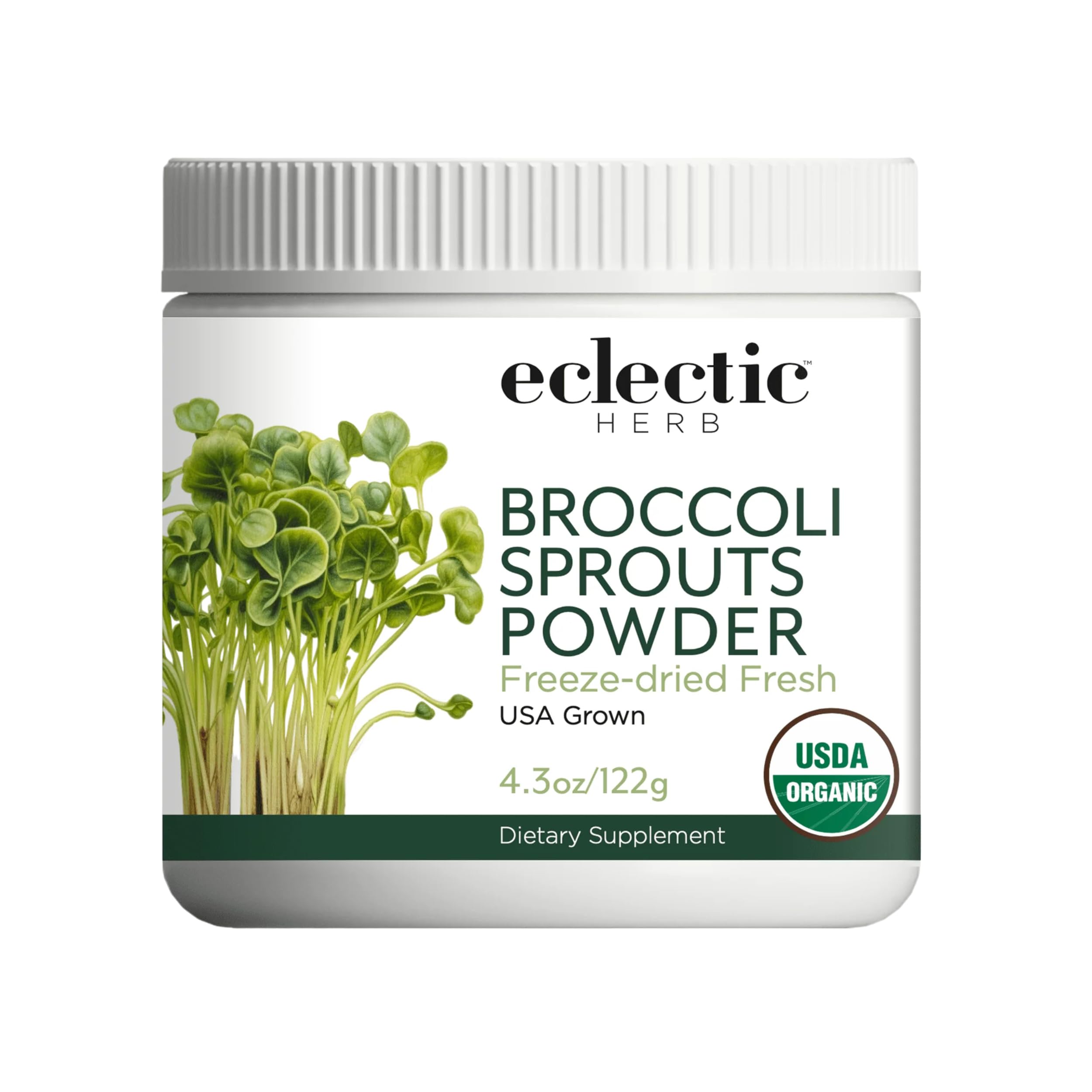 ECLECTIC INSTITUTE frente del envase mostrando etiqueta clara y beneficio nutritivo