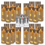 ECLHTLNY iluminación ambiental con velas que mejora atmósfera hogareña