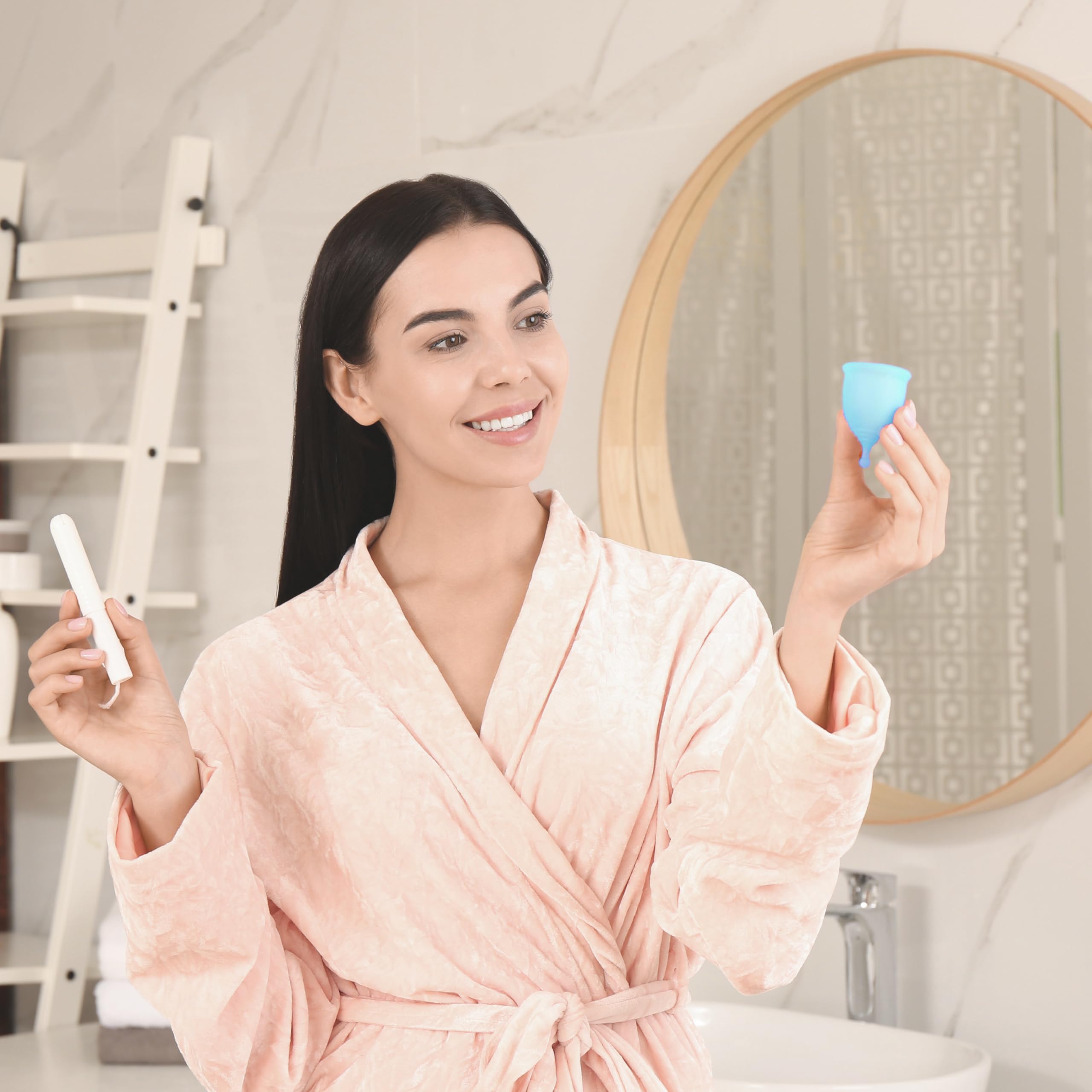 EcoBlossom etiqueta que muestra silicona médica y seguridad del material