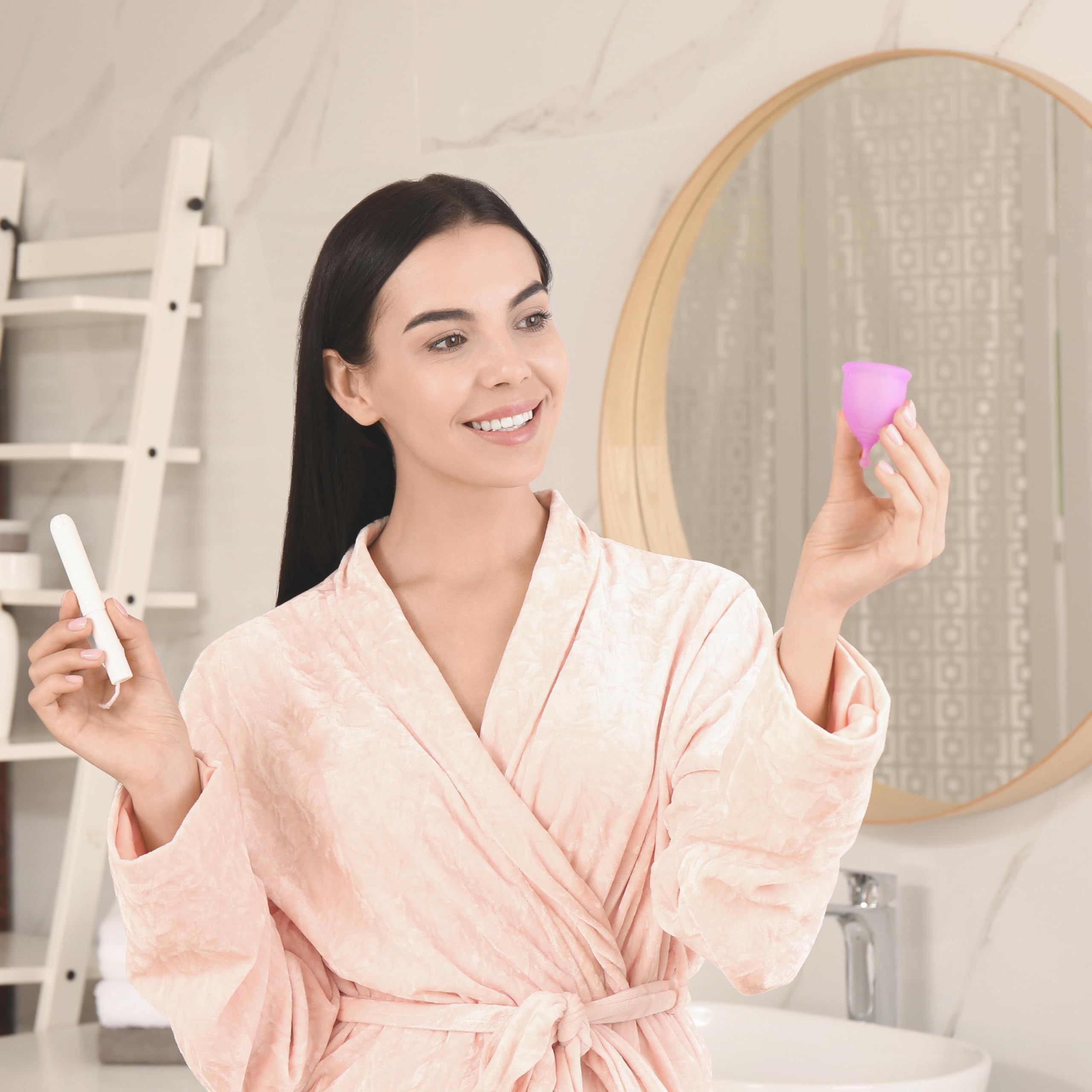 EcoBlossom etiqueta indicando silicona médica y libre de BPA