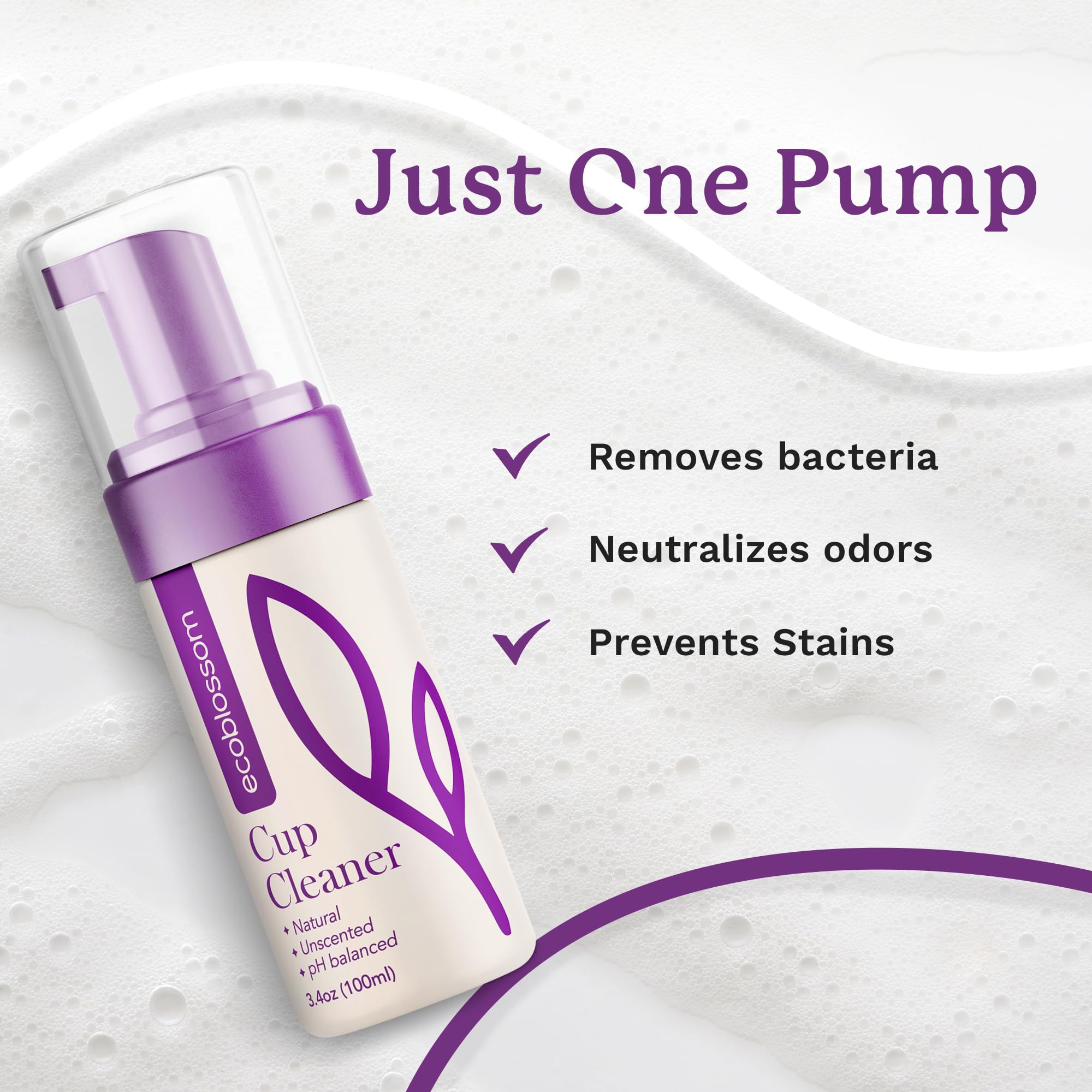 EcoBlossom lubricante a base de agua textura ligera para inserción cómoda