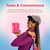 EcoDrink Lily of The Desert etiqueta con lista de vitaminas y Aloesorb explicado