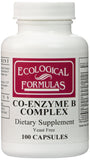 Ecological Formulas envase frontal mostrando 100 cápsulas y alto estándar de calidad